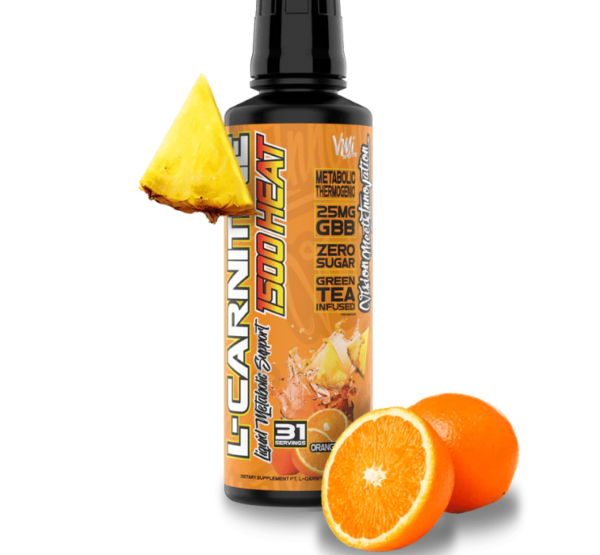 L-CARNITINE LIQUID 1500 HEAT 16.02OZ - Orange Pineapple HEAT