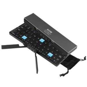 Wireless Folding Keyboard: 3-in-1 for iPhone, iPad & Tablets