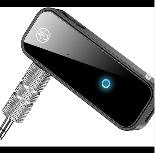 New Design 5.0 Bluetooth Car Receiver & Transmitter – Wireless 3.5mm AUX Adapter.