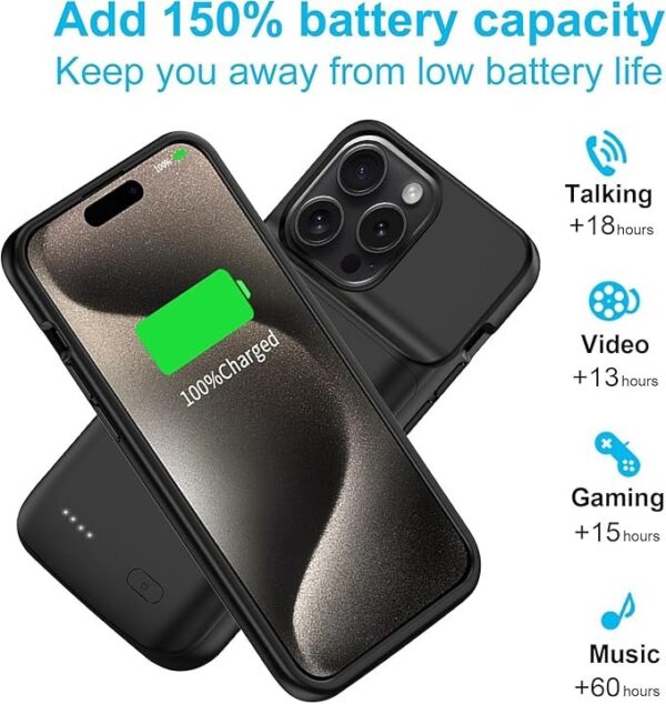 2025 Wireless Magnetic Power Bank – Rechargeable Battery Case Charger for iPhone