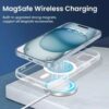 Acrylic Magnetic TPU Phone Case for iPhone 15, 15 Pro, & 15 Pro Max, Wireless Charging