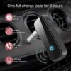 New Design 5.0 Bluetooth Car Receiver & Transmitter – Wireless 3.5mm AUX Adapter.