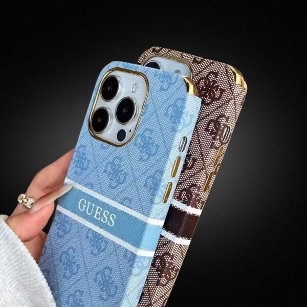 Colorful Leather Phone Cases for iPhone 15 Series