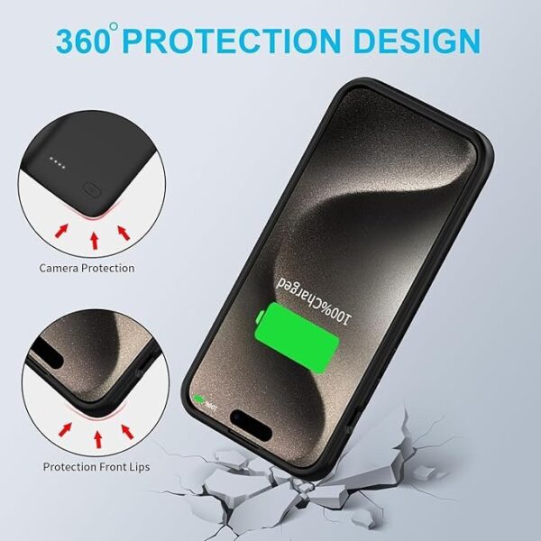 2025 Wireless Magnetic Power Bank – Rechargeable Battery Case Charger for iPhone