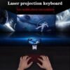 Universal Virtual Keyboard with Stand, Mouse, Power Bank, and Projection for Mobile & PC