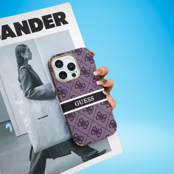Colorful Leather Phone Cases for iPhone 15 Series