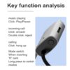 AUX Bluetooth Car Adapter, TF Card, and USB Wireless Receiver