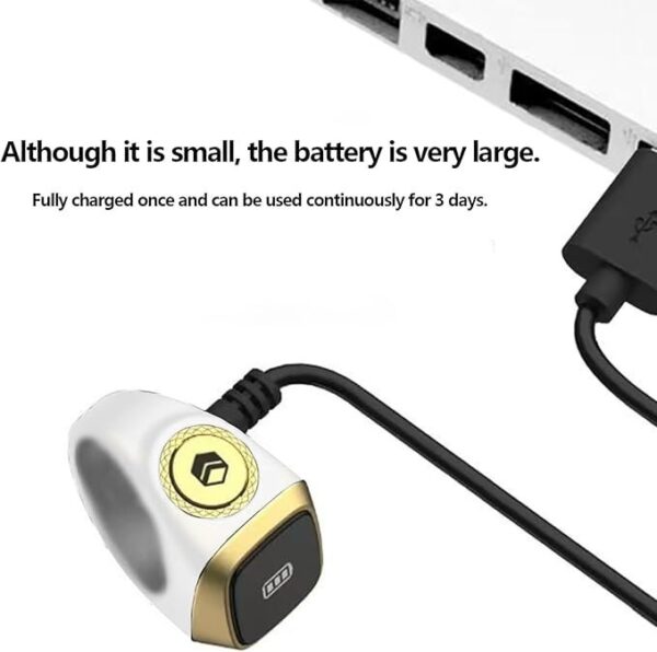 Smart OLED Touch Screen Ring – Compatible with Android & iOS, 30-Day Standby Battery