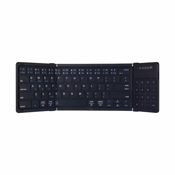 Big Size Folding Keyboard, Wireless Portable ,leather case Cover Fashion Design Folding Keyboard