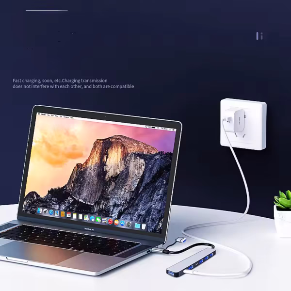 7 In1 Usb C Hub Splitter Usb Data Usb3.0 Hub Adapter Docking Station Type c 2.0 Type-c Data Hub for Computer Laptop